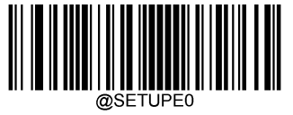Barcode Instellen afsluiten voor Newland FM3080