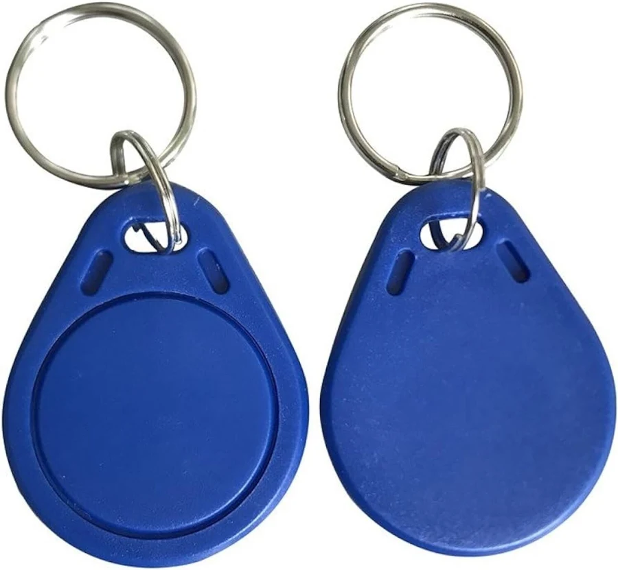 100 stuks RFID-tag sleutelhangers 13,56 MHz NFC - afbeelding 1